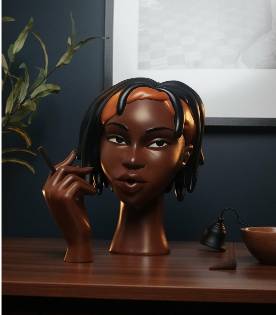 🔥Halloween Sale 60% OFF --Head Incense Burner Black Woman（BUY 2 FREE SHIPPING）