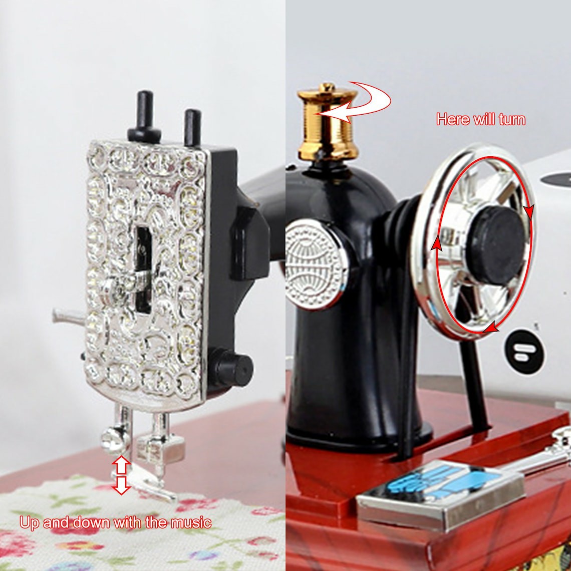 Last Day 70% OFF🔥Wood Mini Sewing Machine Music Box (BUY 2 GET FREE SHIPPING)