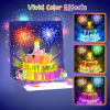Birthday Pop-Up Card with Candle & Music