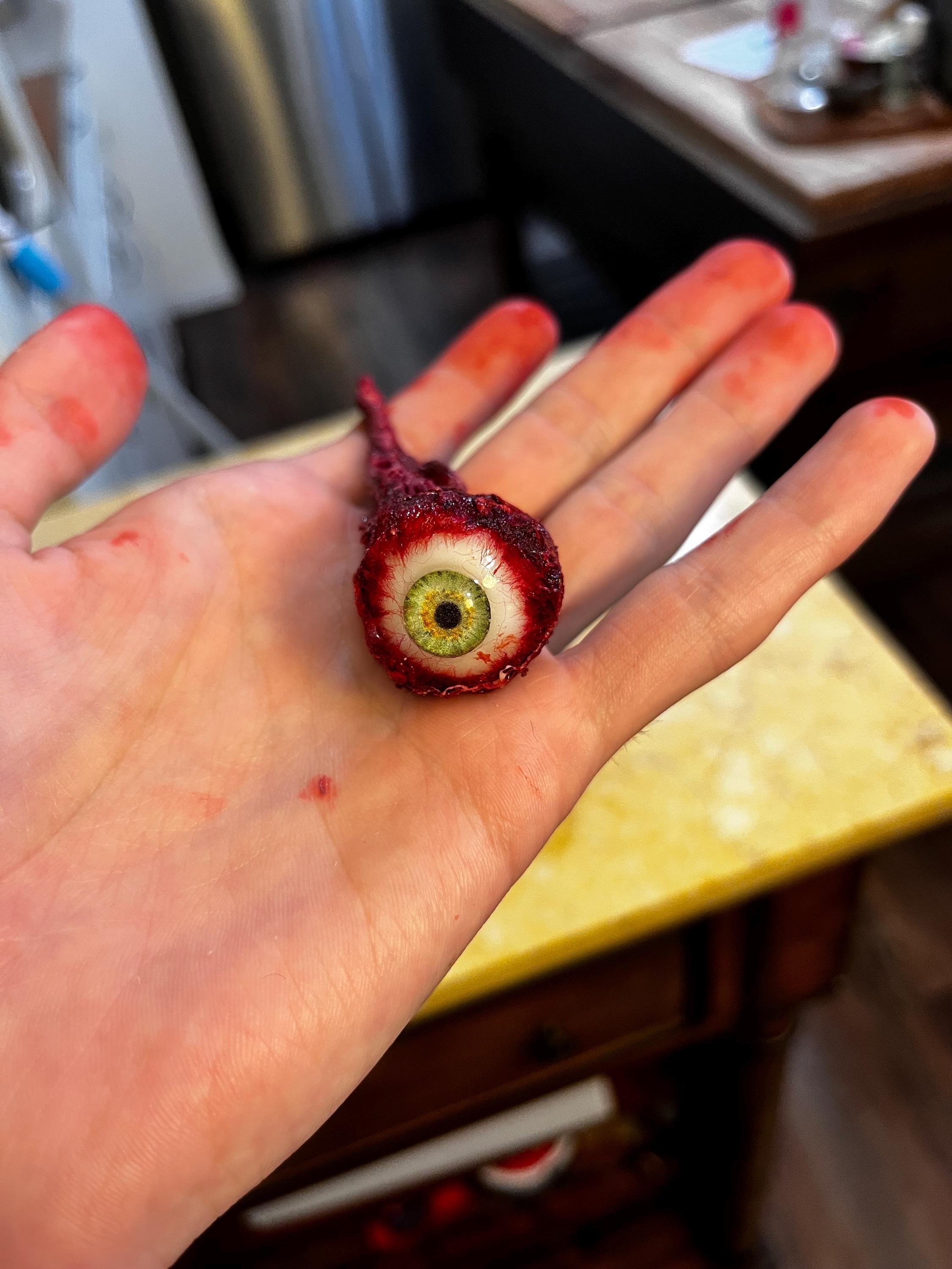 💥LAST DAY SALE 50% OFF💥Severed Bloody Eye Keychain