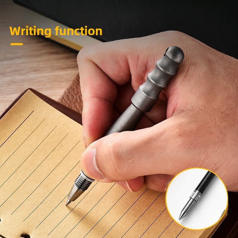 Titanium Alloy EDC Tactical Self-Defense Window Breaking Pen