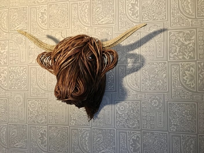 Woven Willow Highland Cow-💖Father's Day Sale💖