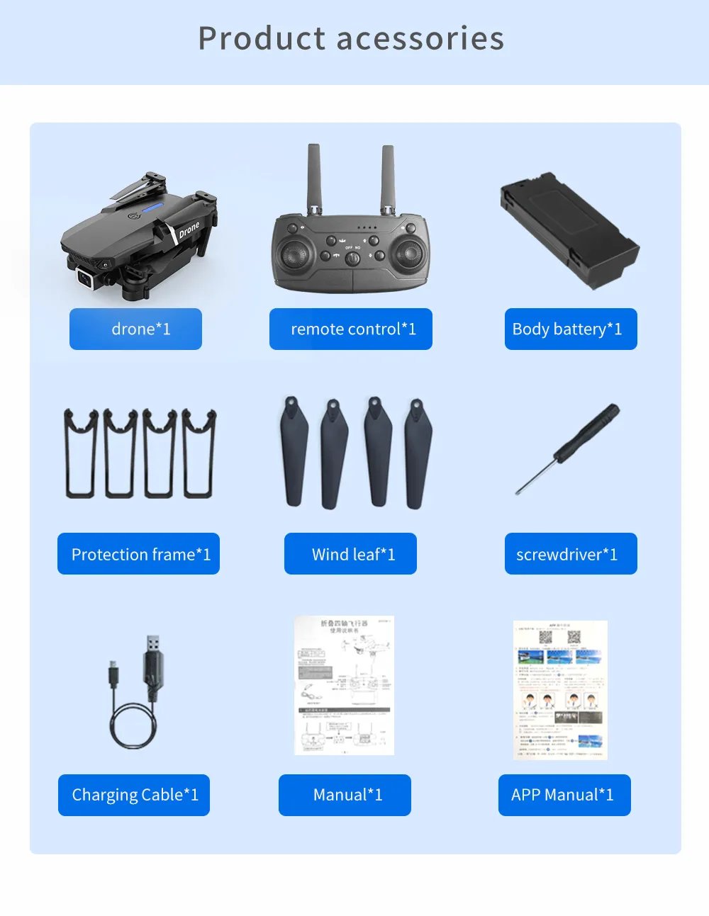 🌲EARLY CHRISTMAS SALE - 50% OFF✈ Hold Foldable RC quadrotor Drone🎮