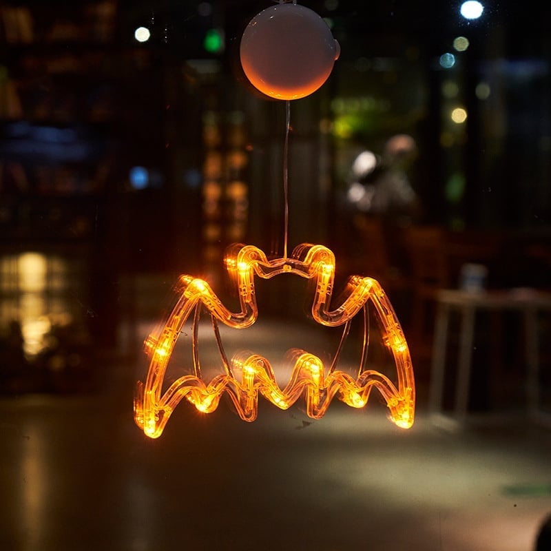 🎃2025 NEU Halloween👻Fensterleuchten mit Saugnapf