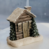 🎁Early Christmas Sale 50% OFF🔥Log Cabin Snowy Winter Incense Cone Burner