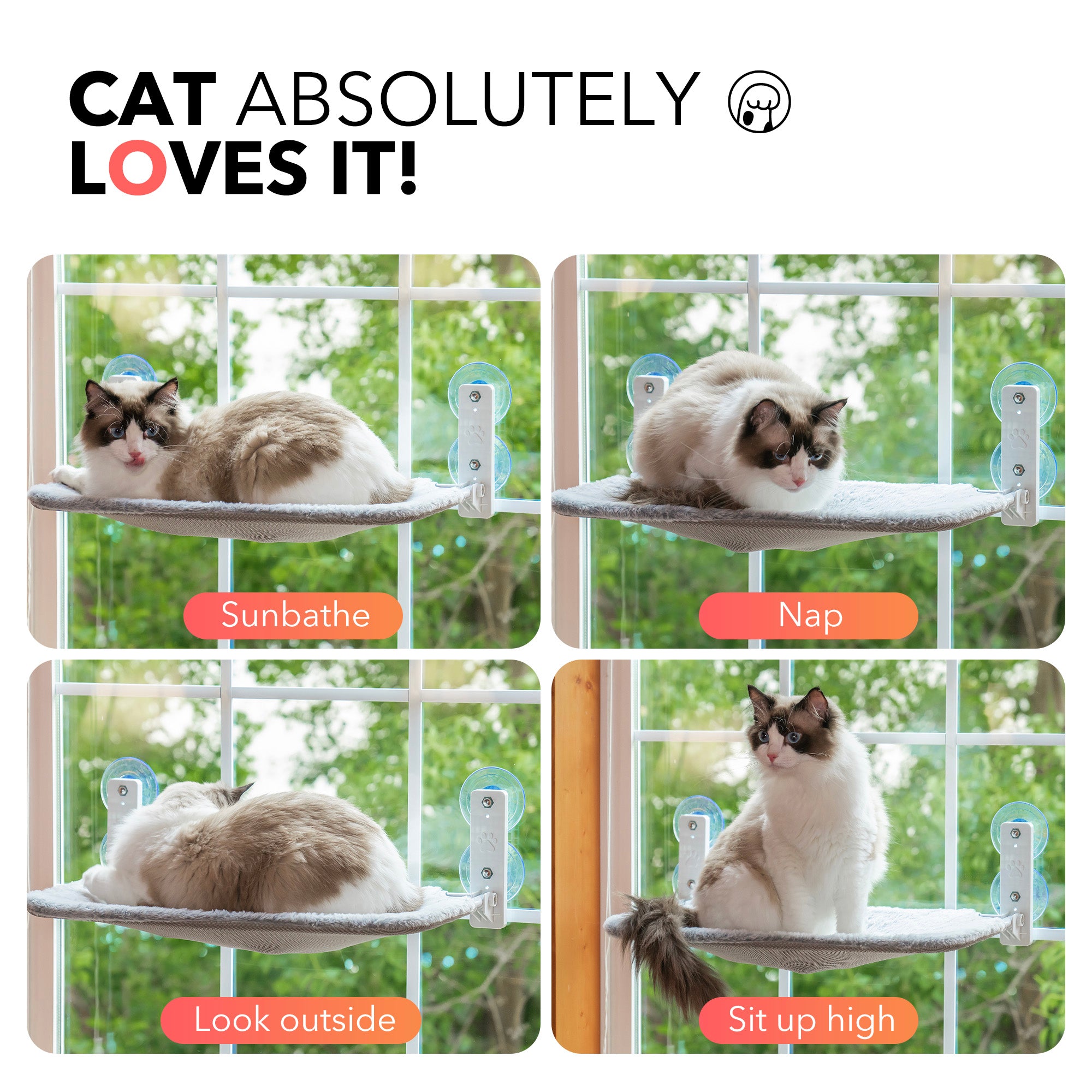 (Last Day Promotion - 50% OFF) Cozy Cat Hammock™