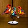 🔥Last Day 50% OFF🎉Birds on Branches Stained Glass Ornaments