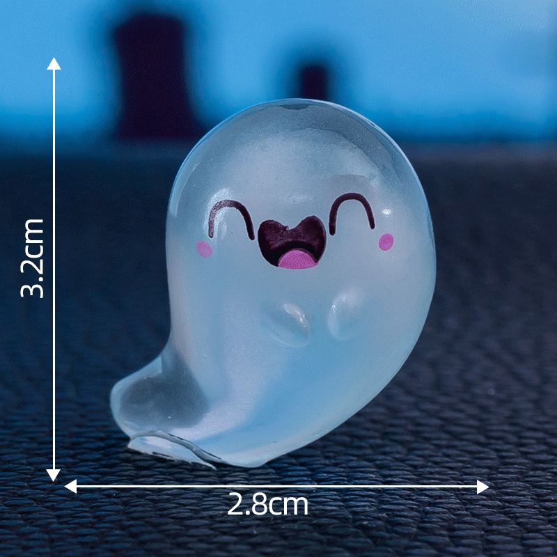 Halloween Mini Cute Ghost Glow in The Dark