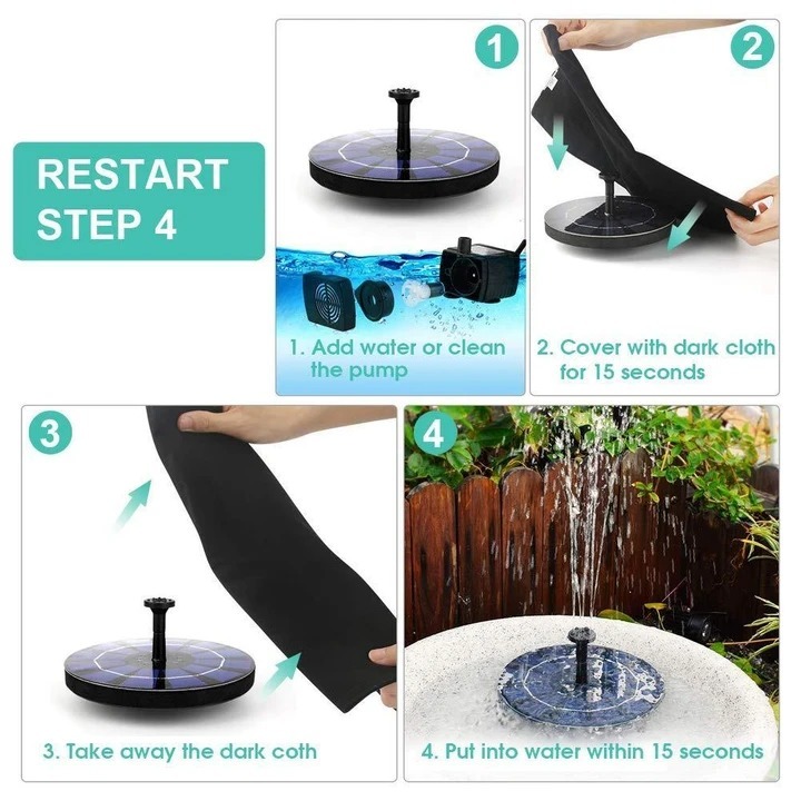 🔥Spring Promotion 65% OFF🔥 Solar-Powered Bird Fountain Kit - No Setup【BUY 2 FREE SHIPPING】