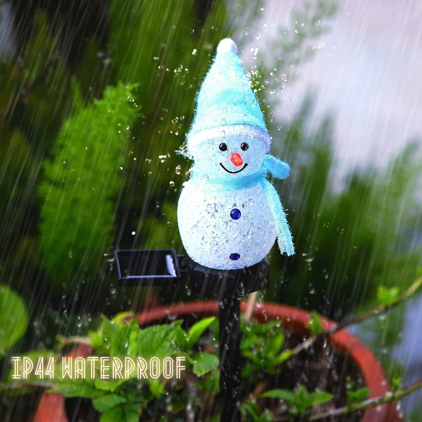 🎄2024 - Ealy Christmas Sale🎁-Waterproof Solar Snowman Lamp