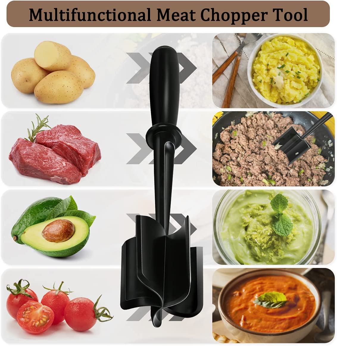 🎄Early Christmas Sale - 49% OFF🎁Premium Heat Resistant Mix Chopper-Buy 2 Free Shipping Today