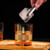 Gold Rim Old Fashioned Whiskey Glass