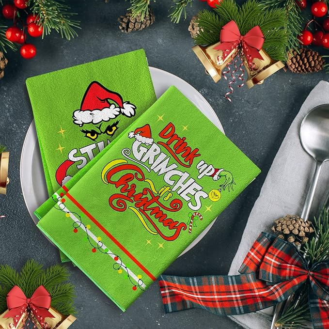 🎄🎅Christmas Presale - 49% OFF🎄-Funny Christmas Kitchen Towels