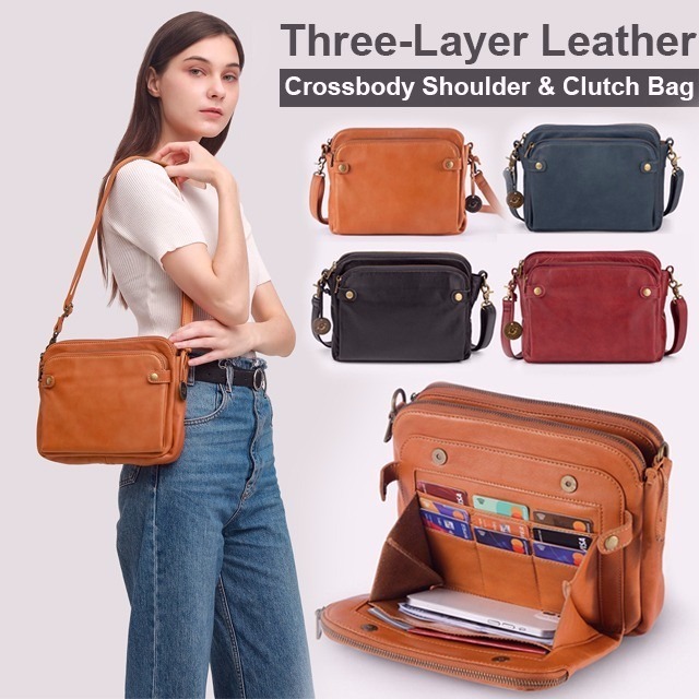 (🔥HOT SALE TODAY - 50% OFF) 2023 New Crossbody PU leather Shoulder Bags and Clutches