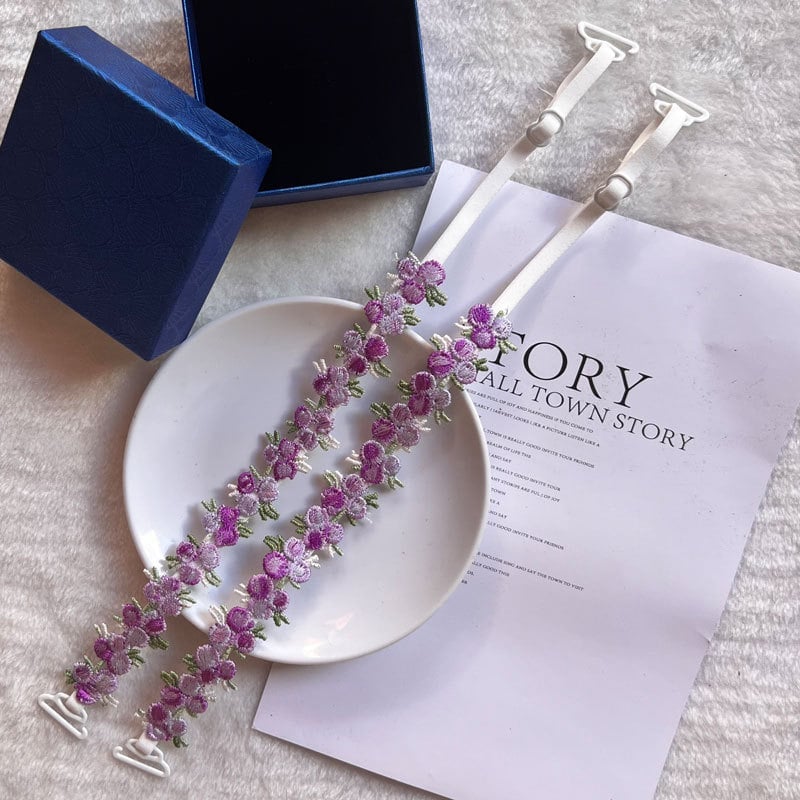 🎁TikTok Last Day Sale - 70% OFF🎉Handcrafted Floral Bra Straps