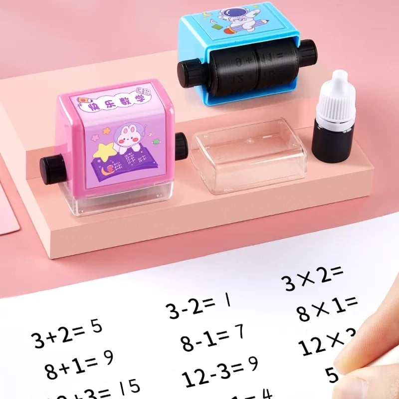 🔥BIG SALE - 50% OFF TODAY🔥Math Roller Stamp For Kid's Education