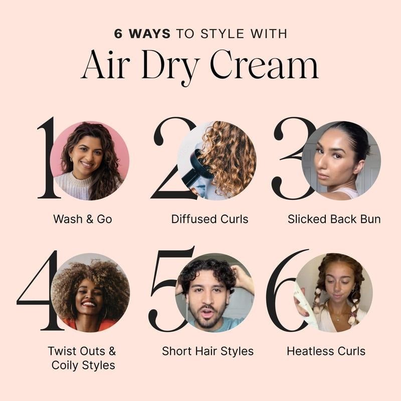 Last Day Promotion 70% OFF - 🔥Complete Air Dry Cream (🌿Free of sulfates and color-stripping agents)