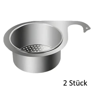 🔥Letzter Tag 49% Rabatt🎁Abtropfkorb aus Edelstahl in Schwanenform