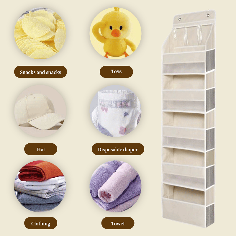 🔥LAST DAY 50% OFF🔥Hanging Storage Pockets Behind the Door Organizer Hanging Pockets
