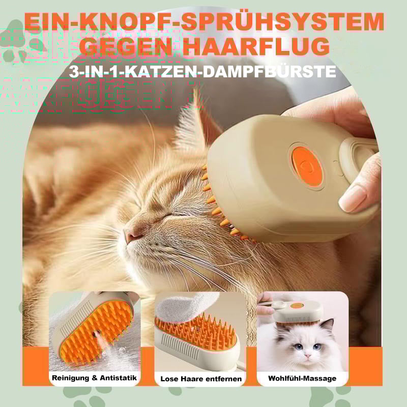🔥Letzter Tag Verkauf 49% Rabatt 🔥Dampfbürste für Haustiere