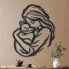 🔥 50% OFF – Celebrate Independence Day in Style! Modern Iron Wall Art – Minimalist Woman & Cat Line Sculpture + Bold Feminine Silhouette for Living Room & Bedroom Decor