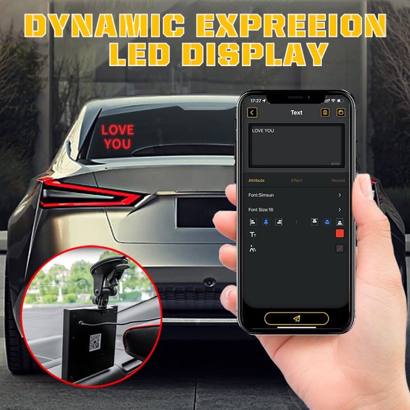 (Anniversary Sale - SAVE 50% OFF) Full-color DIY Bluetooth LED Screen - Create a Unique Display