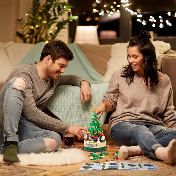 CHRISTMAS CHOICE-Christmas Tree Building Blocks Set