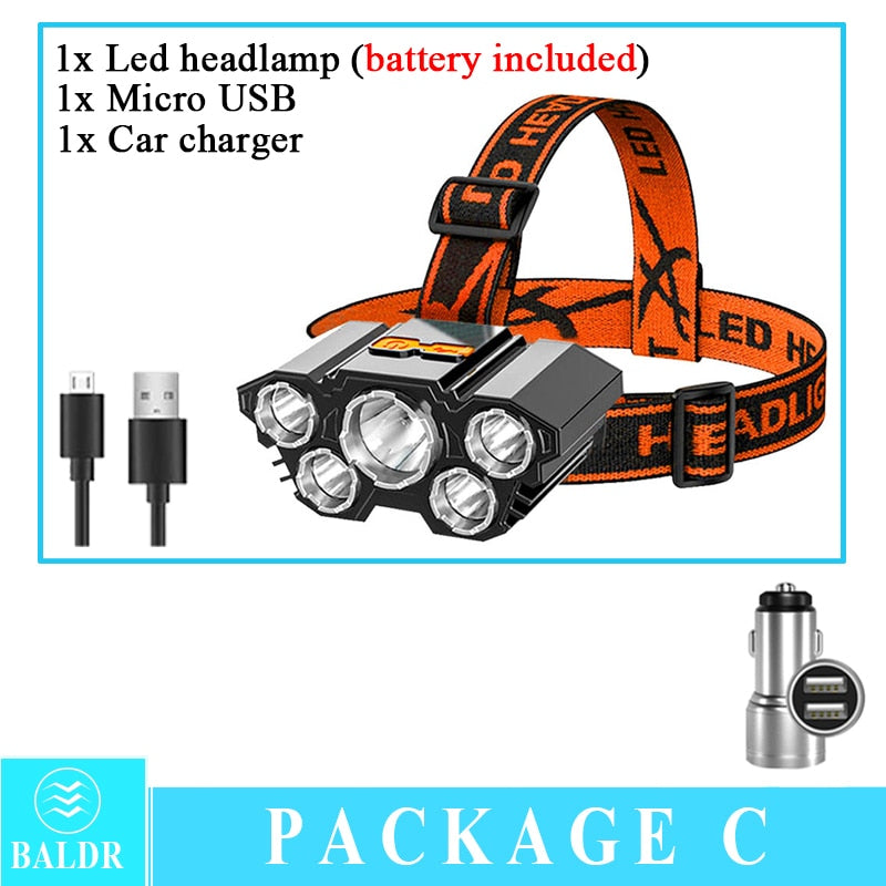 🎣 Summer Sale-30% OFF🐠USB Portable Headlamp