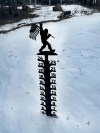 Iron Art Snow Gauge