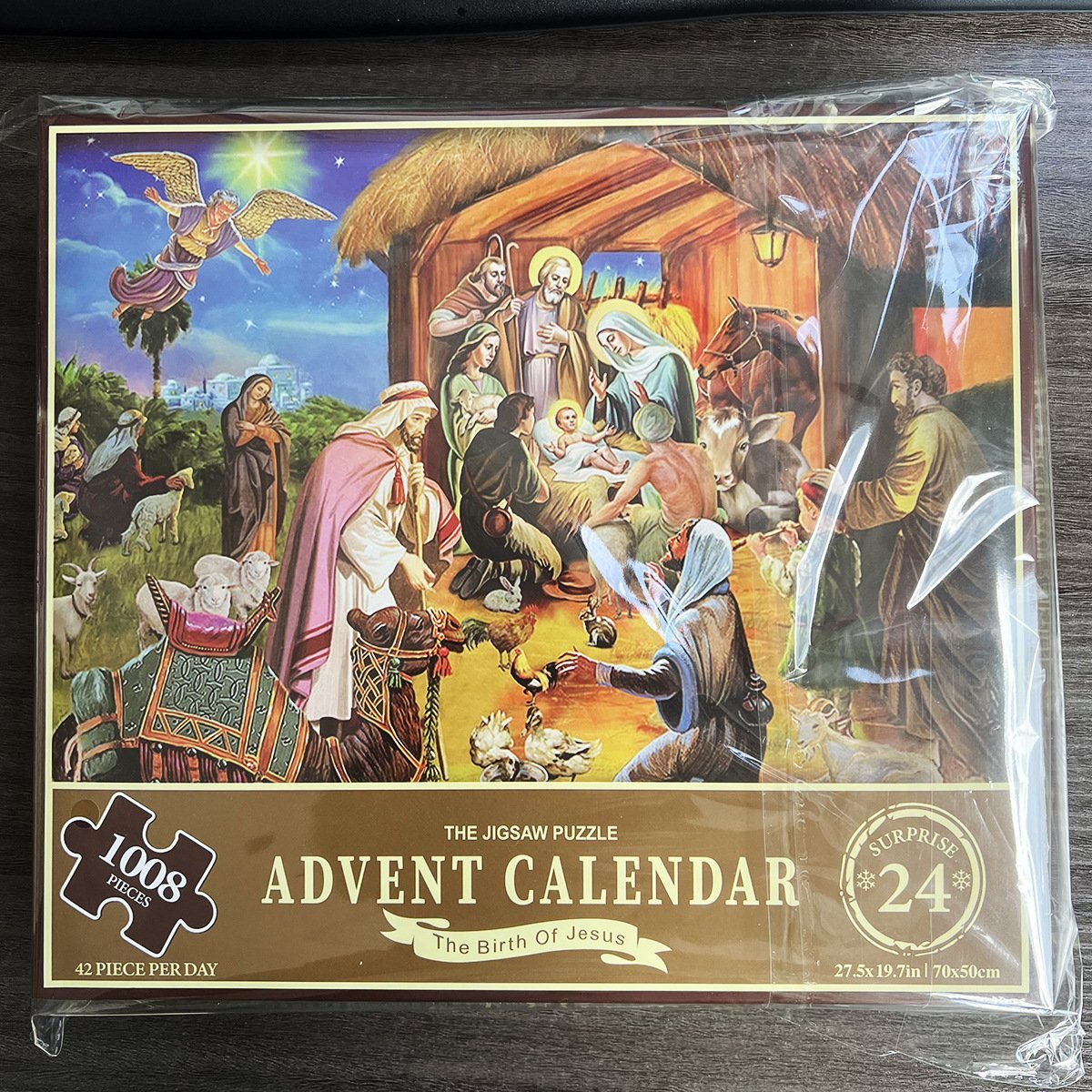 🔥Last Day Promotion 48% OFF-🎁-Christmas Advent Calendar Jigsaw Puzzle 1000pcs