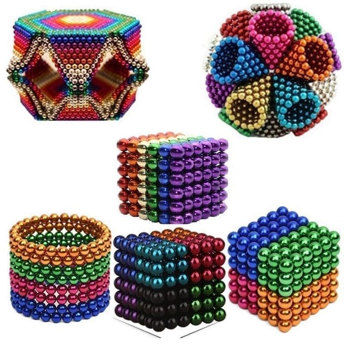 🎁Early Christmas Sale 65% OFF - Multi Colored 64 Pcs Magnetic Balls (BUY 2 GET 1 FREE)
