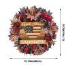 🏵100% Handmade American Patriotic God Bless Wreath(𝐉𝐚𝐦𝐞𝐬 𝐎𝐥𝐢𝐯𝐞𝐫 𝐇𝐚𝐧𝐝𝐦𝐚𝐝𝐞®)