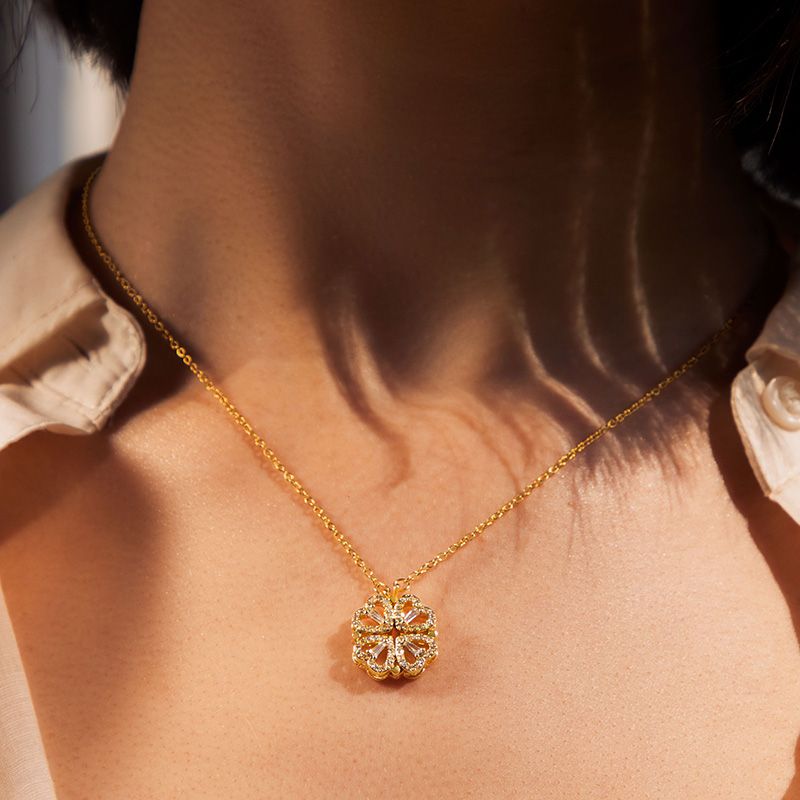 🔥LAST DAY PROMOTION 60% OFF🔥 Clover Heart Necklace