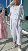 Women Lapel Loose Casual Jumpsuit