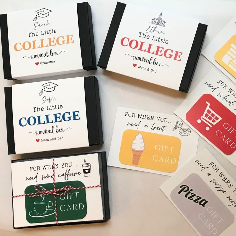 College Gift Card Book