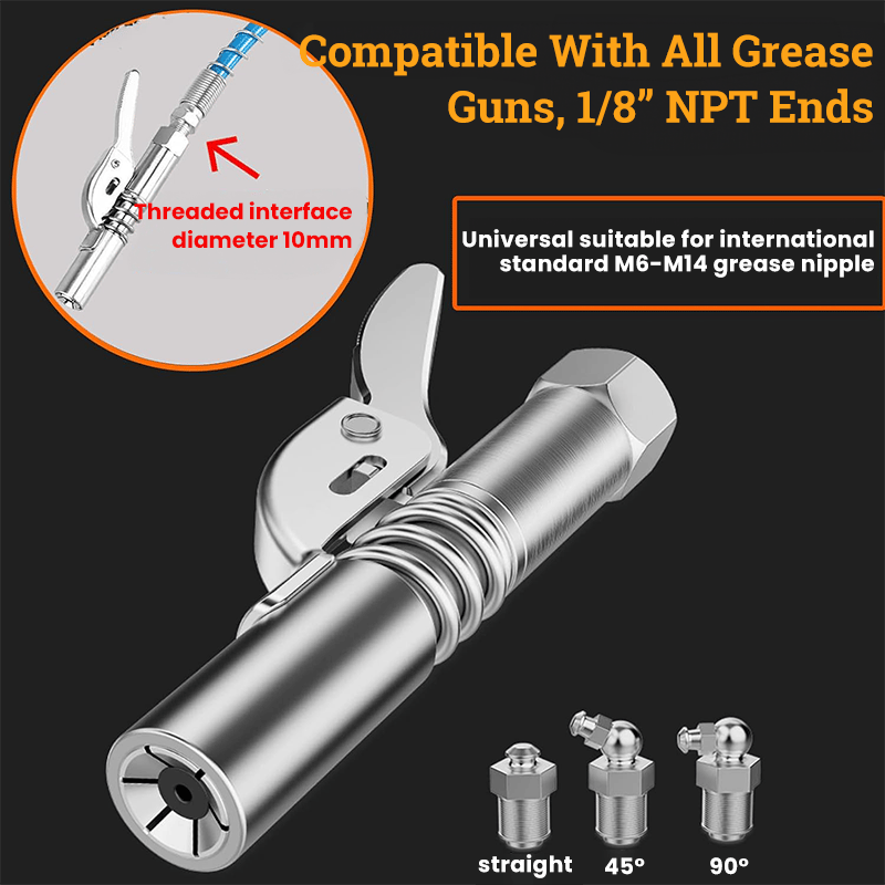 💥New Year Sale 49% OFF - High Pressure Quick Release Grease Coupler