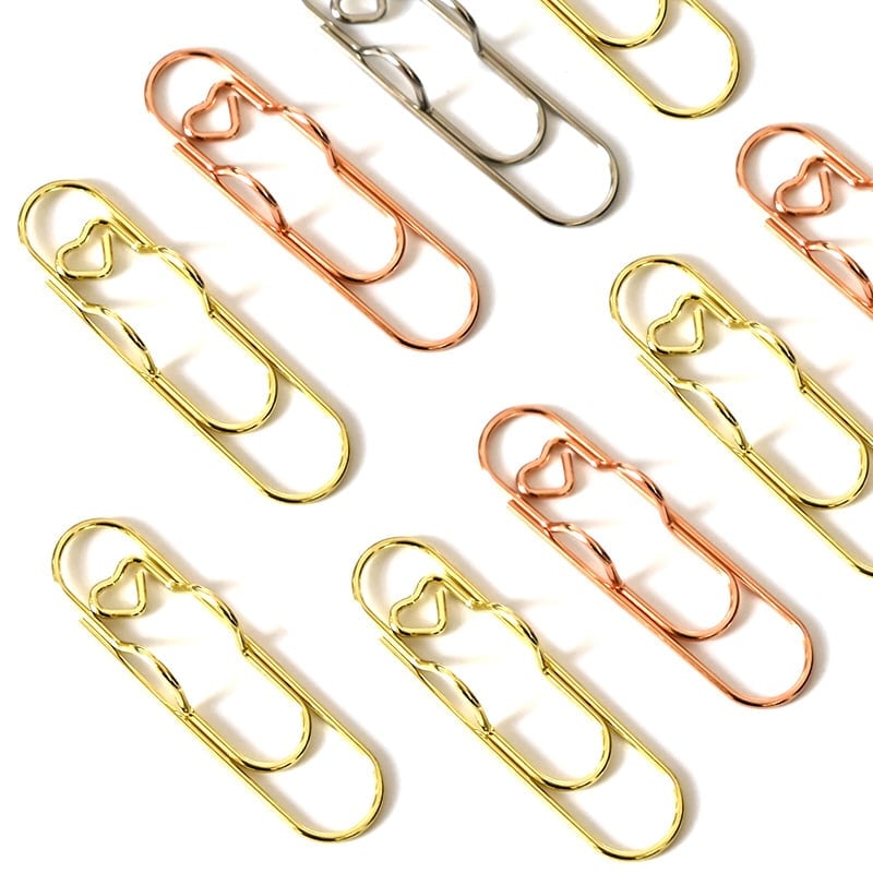 🎁TikTok Last Day Sale - 70% OFF🔥Heart Shaped Metal Pen Clip