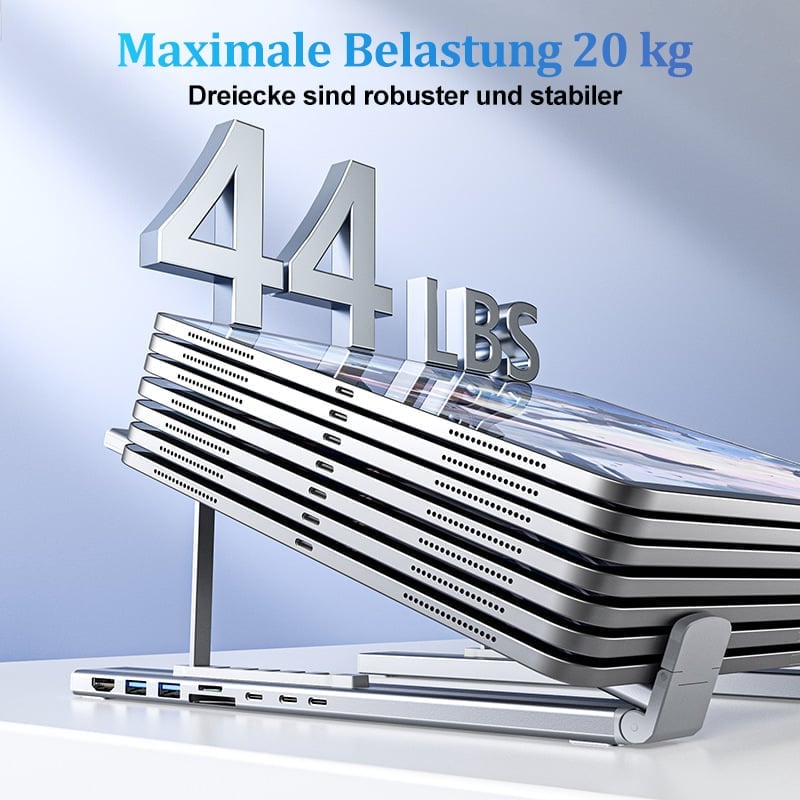 🔥Letzter Tag Verkauf 49% Rabatt  💻 8-in-1 USB-C Laptopständer
