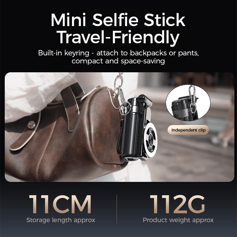 🎁TikTok Last Day Sale - 70% OFF🎉4-in-1 Multifunctional 360° Rotation Magnetic Selfie Stick