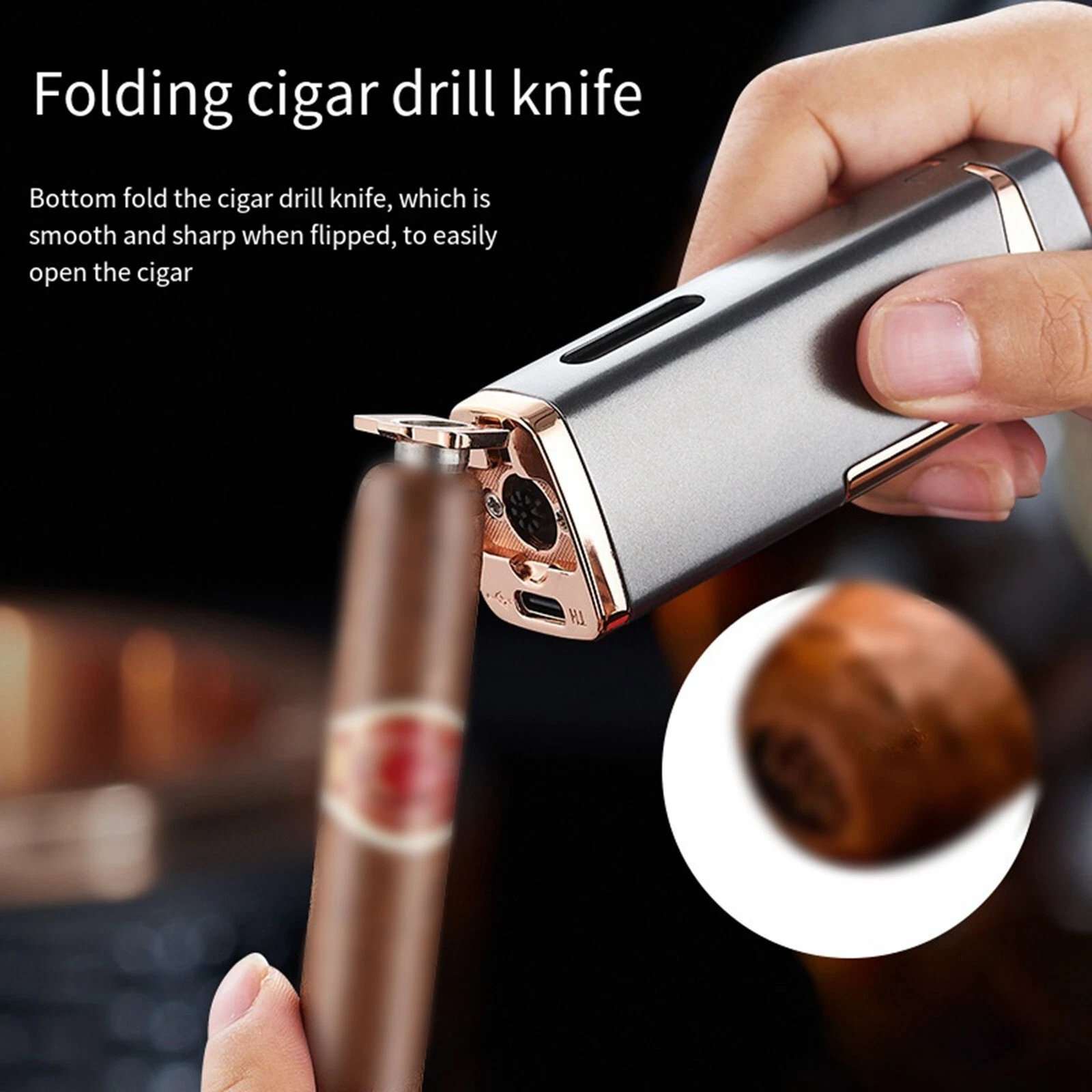 Windproof Jet Flame Portable Lighter