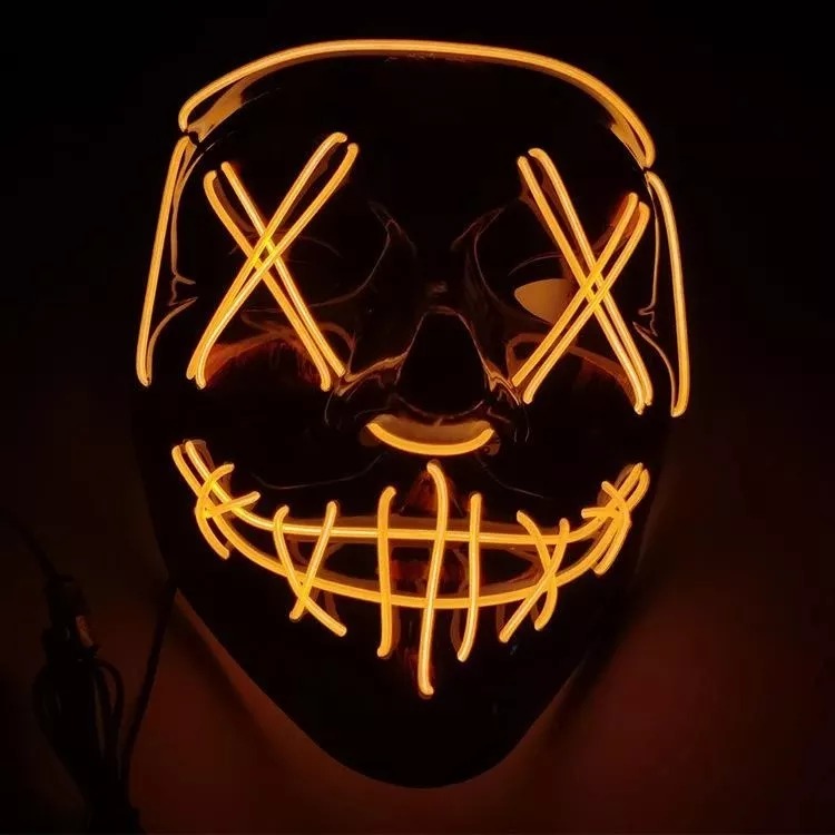 (🎃Early Halloween Sale - 50% OFF) LED Halloween Purge Mask, Buy 3 Free Shipping