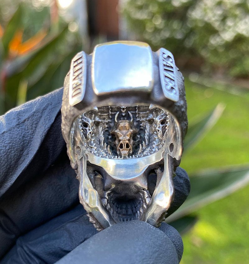 🔥Last Day Promotion 70% OFF🔥Death Saves 3Eyes Dragon Skull Ring⚡BUY 2 FREE SHIPPING