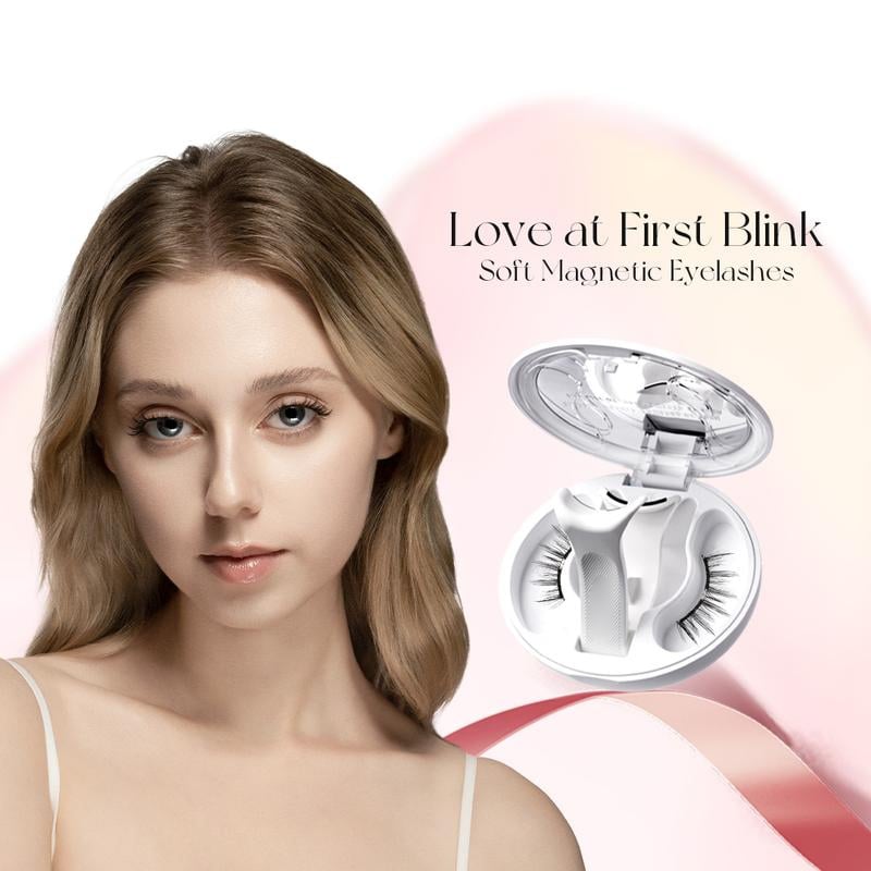 💖Summer Hot Sale 49% OFF -- Soft Magnetic Eyelashes All-in-One Box, Reusable