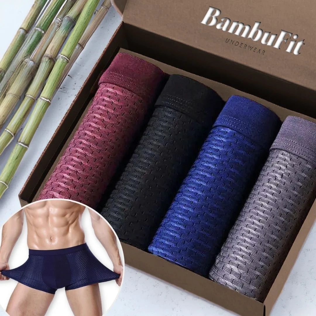Buy 2 Get 3 Free&Free Shipping🔥Bamboo Fibre Boxers- Unmatched Comfort