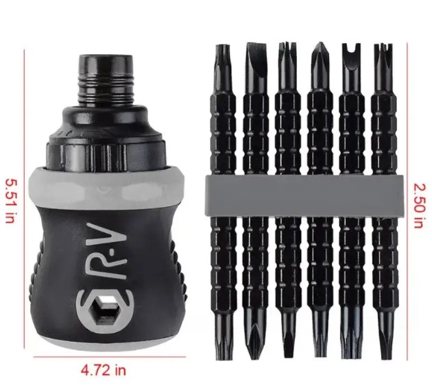 50% OFF TODAY-Ratchet Cross-shaped Screwdriver Kit