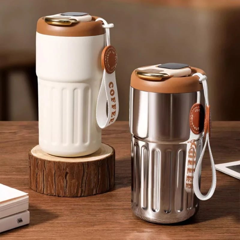 (🌲Early Christmas Sale- 50% OFF) Coffee Thermos With Temperature Display