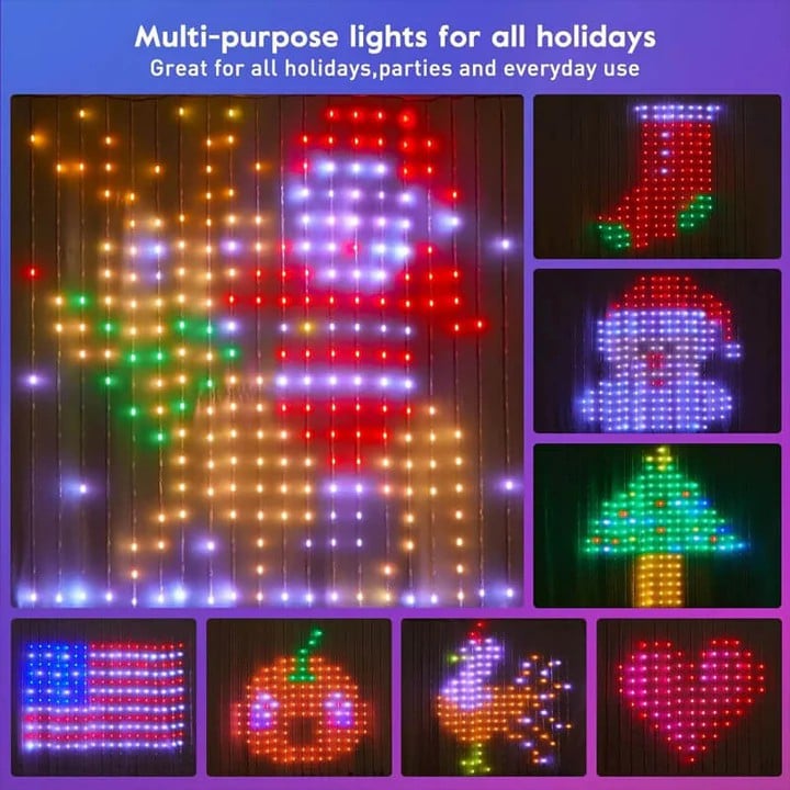 🔥CHRISTMAS SALE 70% OFF💖DIY Smart LED Curtain Sync Lights