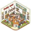 3D Sticker Scene,Make a Sunshine Greenhouse|Coffee Shop|Candy House|Clothing Shop