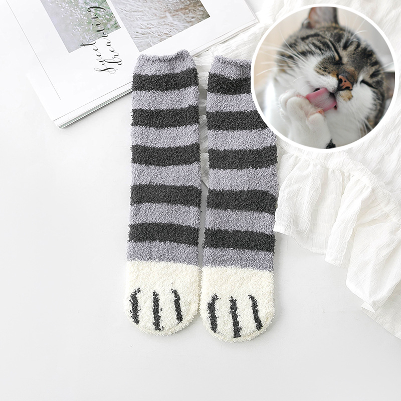 Cute Cat Cotton Socks