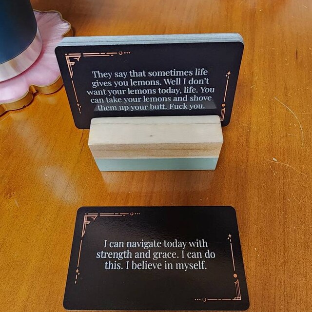 Bad day card deck